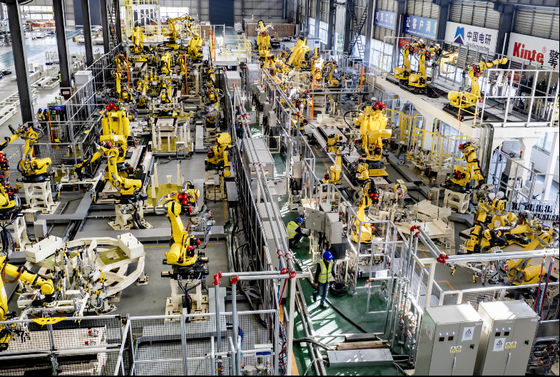 Automobil-schweißende Technik BIW